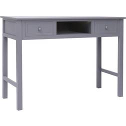 vidaXL 108x45x76 massivt kejsertræ Skrivebord