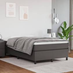 vidaXL 120x200 kunstlæder Kontinentalseng