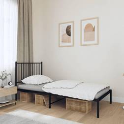 vidaXL 90x190 metal Sengeramme