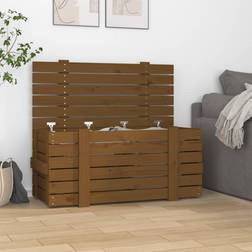 vidaXL opbevaringskasse 91x40,5x42 massivt Kiste