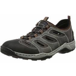 Rieker Herr Tofflor 08065 Slip-On - Gråkombi