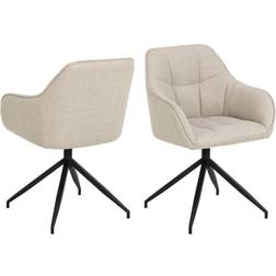 AC Nordic Ljusbeige Karmstol Beige Köksstol