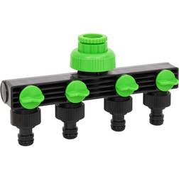 vidaXL 4-vägs kranadapter ABS & PP