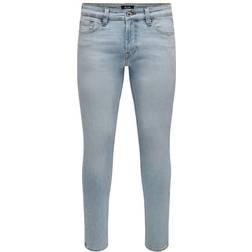 Only & Sons Loom Slim Jeans - Blue/Light Blue Denim