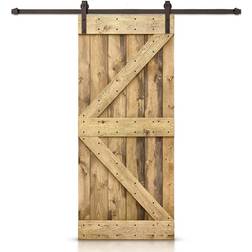Calhome CALHOME K Pre Assembled Stained Sliding Door (x)