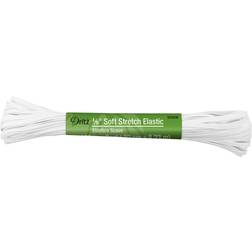 Dritz Soft Stretch Braided Elastic 1/8 X9yd-White