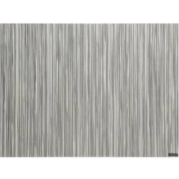 Chilewich Easy Care Rib Weave Vinyl Place Mat White, Gray