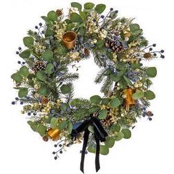 National Tree Company HGTV Collection Swiss Chic 28" Silk Wreath Silk Decoration