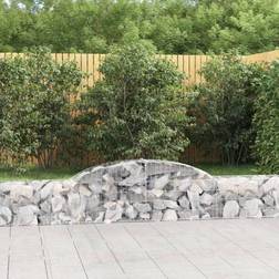 vidaXL 300 40/60 cm/ 6 pcs Arched Gabion Basket Cage