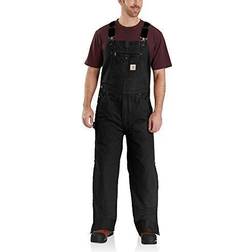 Carhartt Men's Quilt-Lined Washed Bib Overalls