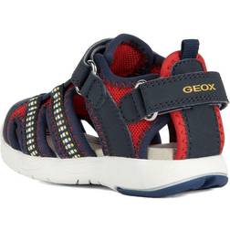 Geox Baby-Jungen Multy Boy Sandal, RED/Navy