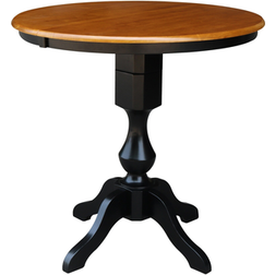 International Concepts 36" Round Top Pedestal Dining Table