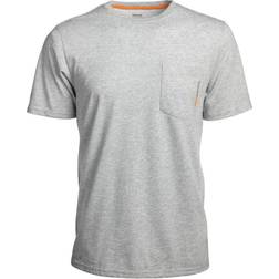 Timberland Men's Base Plate Pocket Work Tee - Light Grey Heather