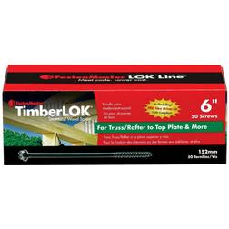 FastenMaster Timberlok wood screws, 6-in., 50-pk. -fmtlok06-50