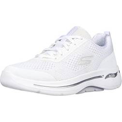 Skechers Go Walk Arch Fit - White/Silver