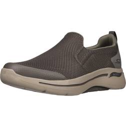 Skechers GO WALK ARCH FIT-TOGPATH Mens Trainers Taupe/Natural/Natural: