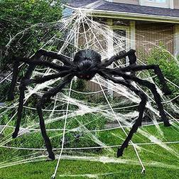 Outdoor halloween decorations big scary spider house party yard decoration 5ft