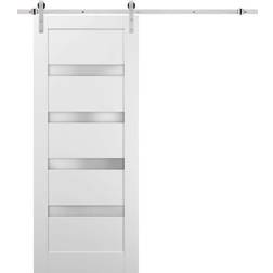 SartoDoors 36 1-Panel 1/4 Lite Frosted Sliding Door R (x)