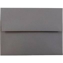 Jam Paper A2 Invitation Envelopes, 4.375 x 5.75, Dark Grey, 50/Pack 36396432I Quill Grey