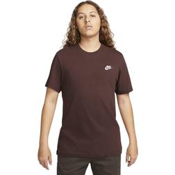 Nike Men's Sportswear Club T-Shirt as1, Alpha, xx_l, Regular, Regular, Earth