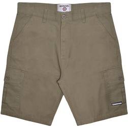 Lambretta Herren Cargo Shorts - Gruen