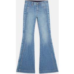 Stella McCartney Mid-Rise Flared Jeans blau