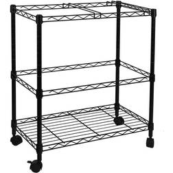 Oceanstar Rolling File Cart Trolley Table