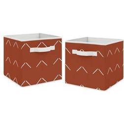 Sweet Jojo Designs Diamond Tuft Arrow Fabric Bin Basket