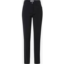 Raphaela By Brax Pauline Modern Wool Magic Waist Trouser - Black
