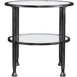 Holly & Martin Jaymes Metal/Glass Round Small Table