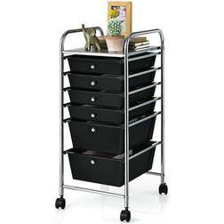 Topbuy 6 Drawer Scrapbook Paper Organizer Rolling Cart School