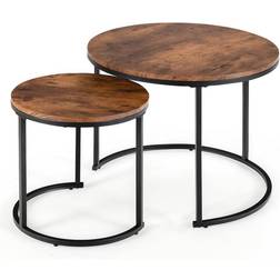 Costway Rustic Nesting Table