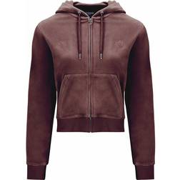 Juicy Couture Classic Velour Robertson Hoodie - Bitter Chocolate