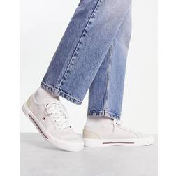 Tommy Hilfiger Signature Detailing Canvas Trainers STONE