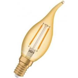 LEDVANCE Osram LED Kerzenlampe Vintage E14 1,5 W warmweiß amber 0773707440