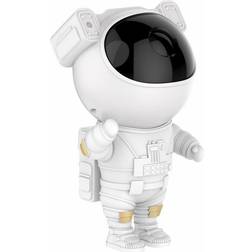 MikaMax Astronaut Laser White Bordslampa 23cm