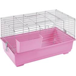 Little Friends rabbit cage 80cm pink tier bunny animal small pet guinea pig