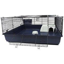 Little Friends Large indoor square rabbit guinea pig cage 100