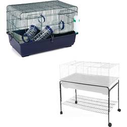 Little Friends Mamble 80cm 100cm rat hamster cage with shelf tray bowl