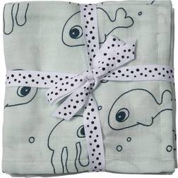 Done by Deer Muslinfilt 2-pack Sea Friends