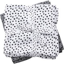 Done By Deer Burp Cloth 2-pack Happy Dots