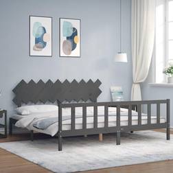 vidaXL Bed Frame without Mattress 200 x 200 cm