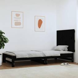 vidaXL 82,5x3x60 massivt fyrretræ Sengegavl