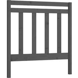 vidaXL grey, 96 Pine Bed Headboard