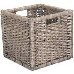 RED HAMPER Large Wooden Split Willow Wooden Split Basket