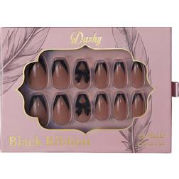 Dashy 24 Nails Couture Kit Black Ribbon