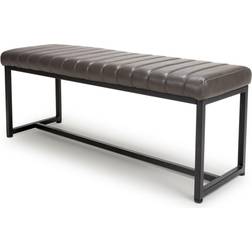 Shankar Archer Leather Settee Bench