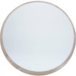 Pacific Lifestyle Olivia's Antonio Natural Wood Veneer Round Wall Mirror