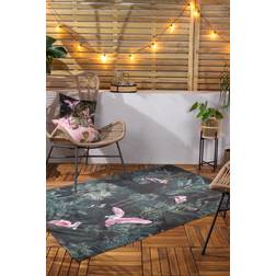 Paoletti Platalea Tropical Bird Woven UV Pink, Green