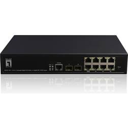 LevelOne Switch 10x GE GEP-1061 2xGSFP